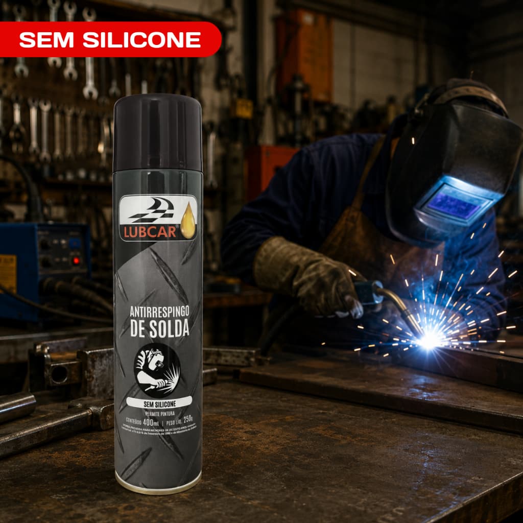 Antirrespingo de Solda Sem Silicone 400ml – Permite Pintura Spray Anticorrosivo Profissional