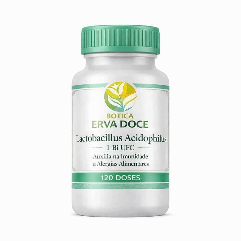 Lactobacillus Acidophilus 1 Bilhão UFC  60 Doses