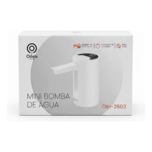 Bomba De Água Elétrica Portátil C/ Adaptador Multi-barril