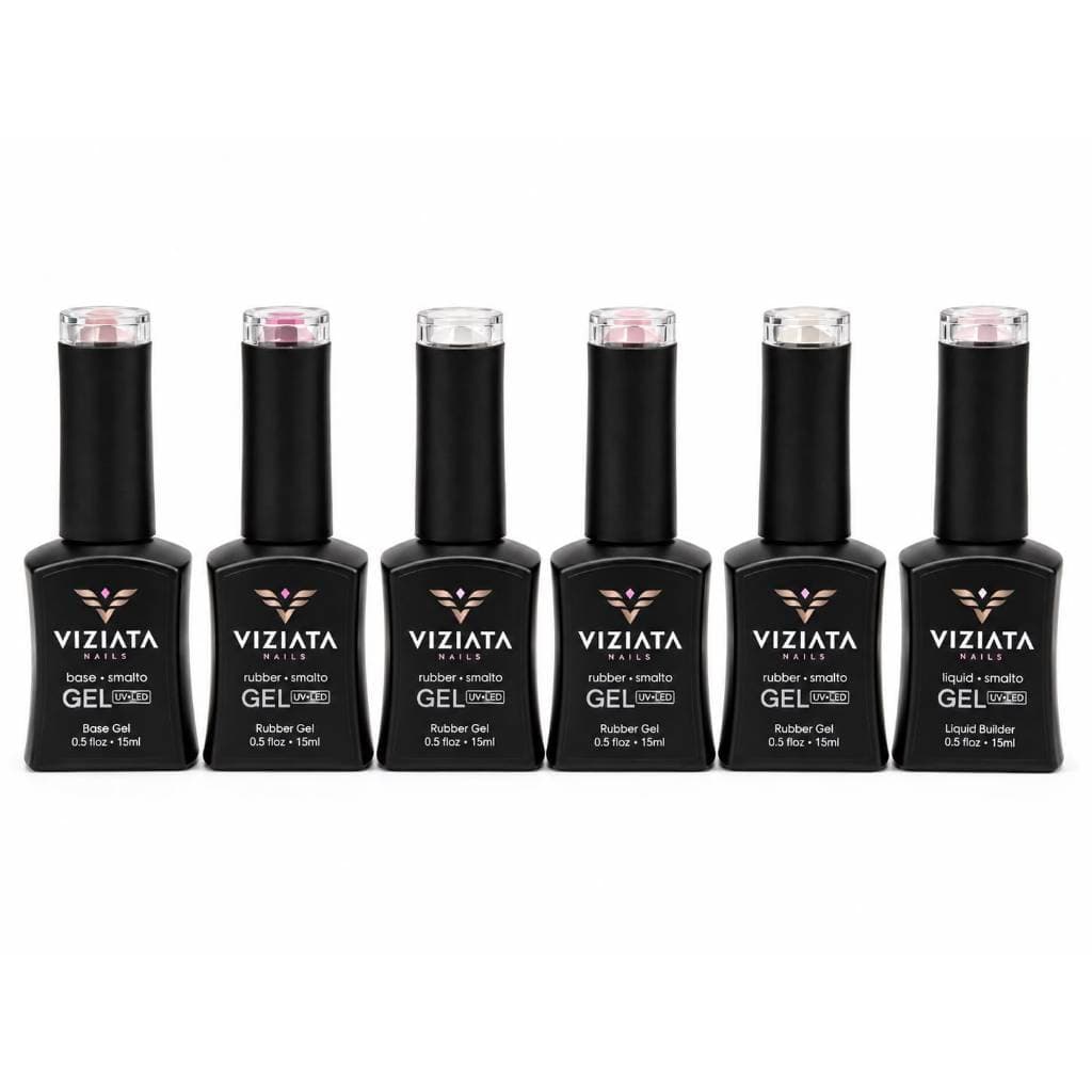 Gel Viziata Nails 15ml UV LED Unidade Rubber Gel Base Gel Liquid Builder Para Alongamento De Unhas