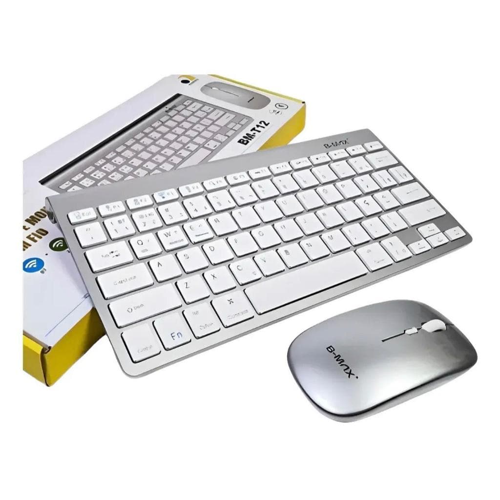 Kit Teclado + Mouse Para Computador Notebook Sem Fio