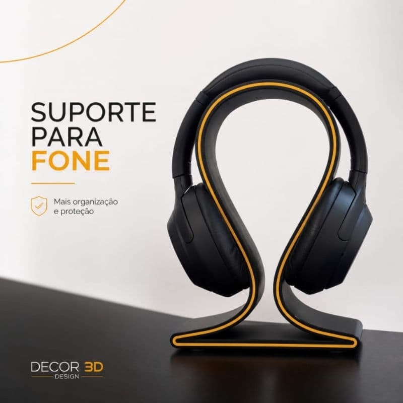 Suporte para fone de ouvido Gamer, suporte organizador  de mesa  para  Headset