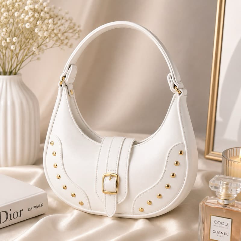 Bolsa de Ombro Feminina com Alça Media , Bolsa Feminina Elegante com Couro Sintetico , Presente