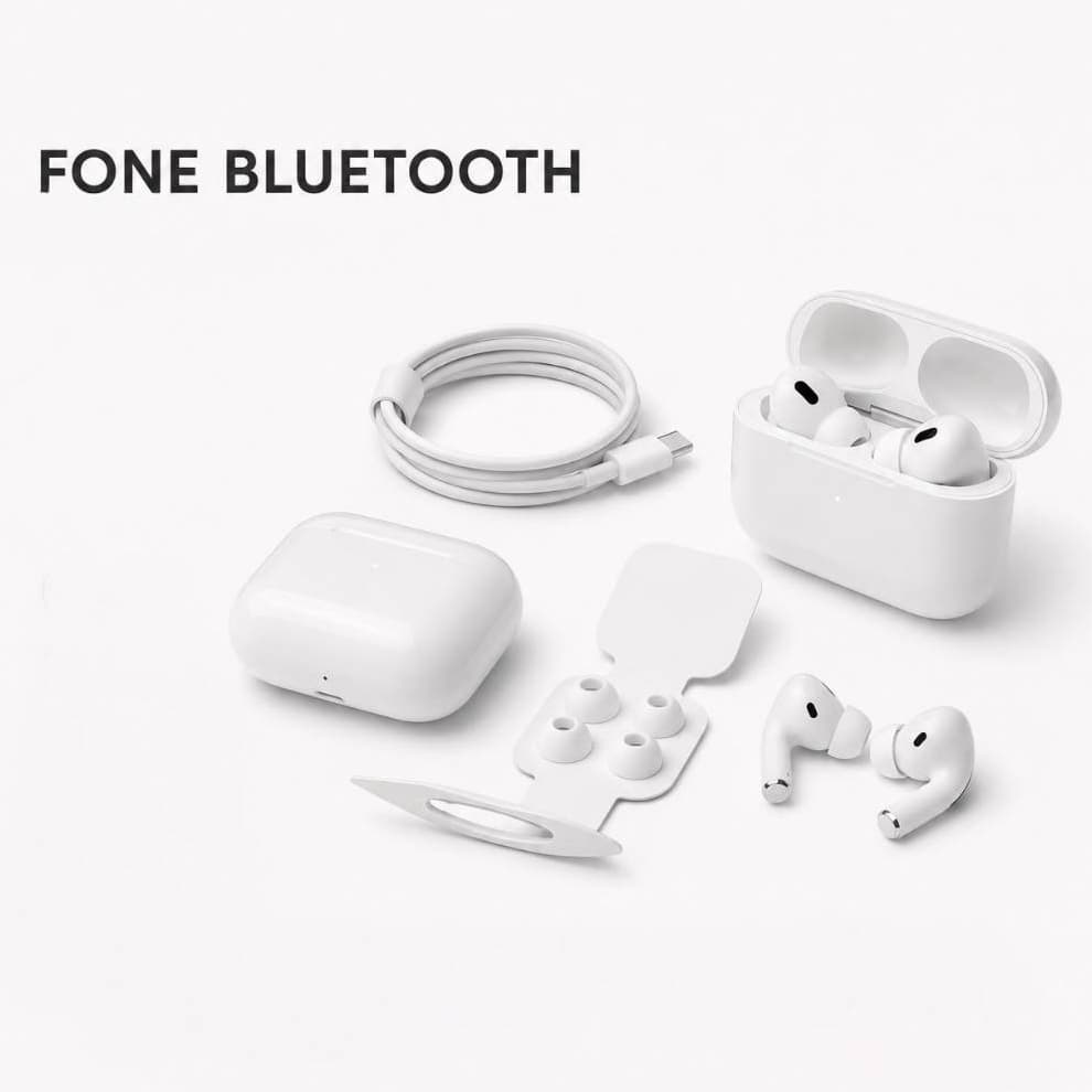 Fone de Ouvido Sem Fio Celular 5 Com Cancelamento  De Ruído Pop - Up  Bluetooth para Celular Premium