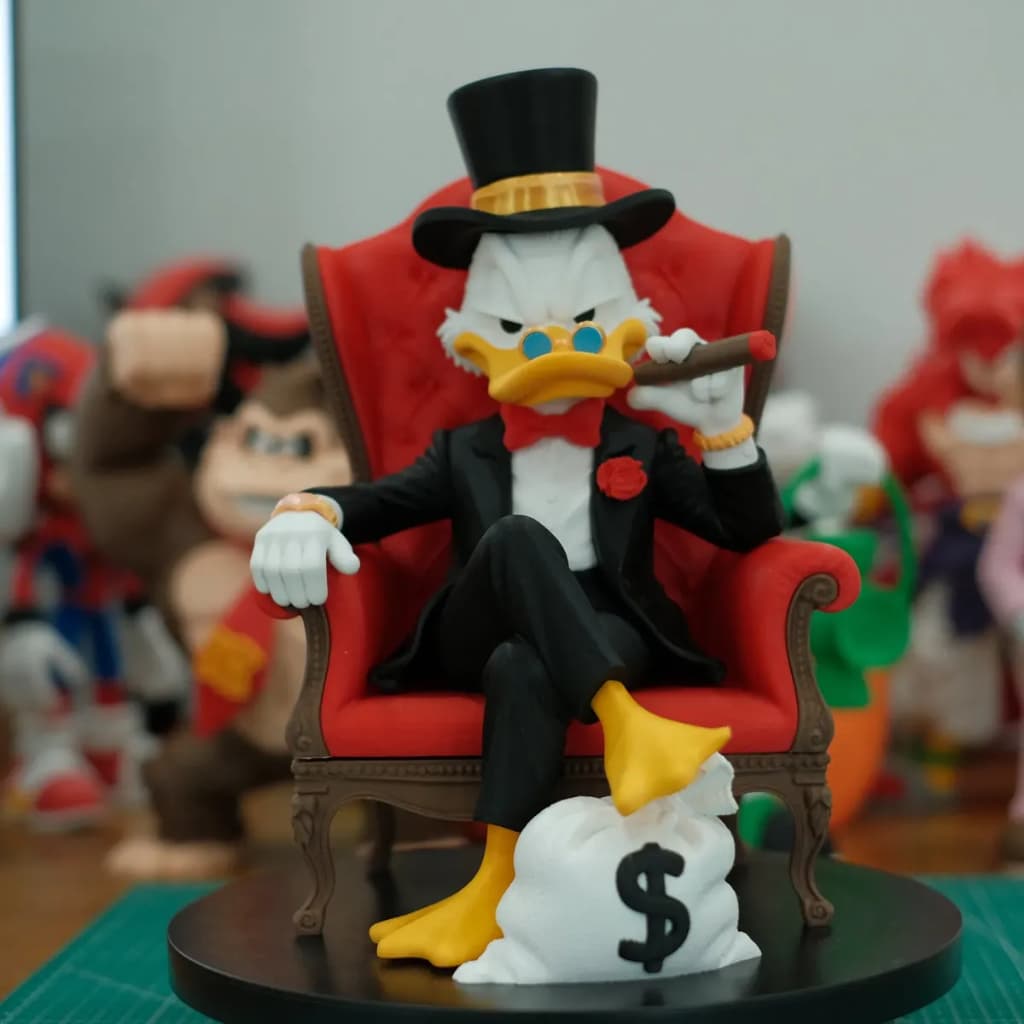 Tio Patinhas The Drip 20cm Boneco Colecionável Geek