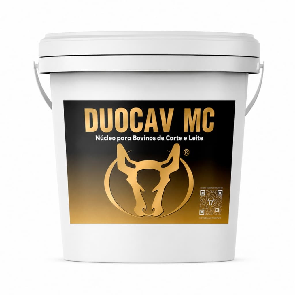 Suplemento para Gado DUOCAV MC Núcleo Mineral Bovino Corte e Leite com Probiótico 1kg a 5kg