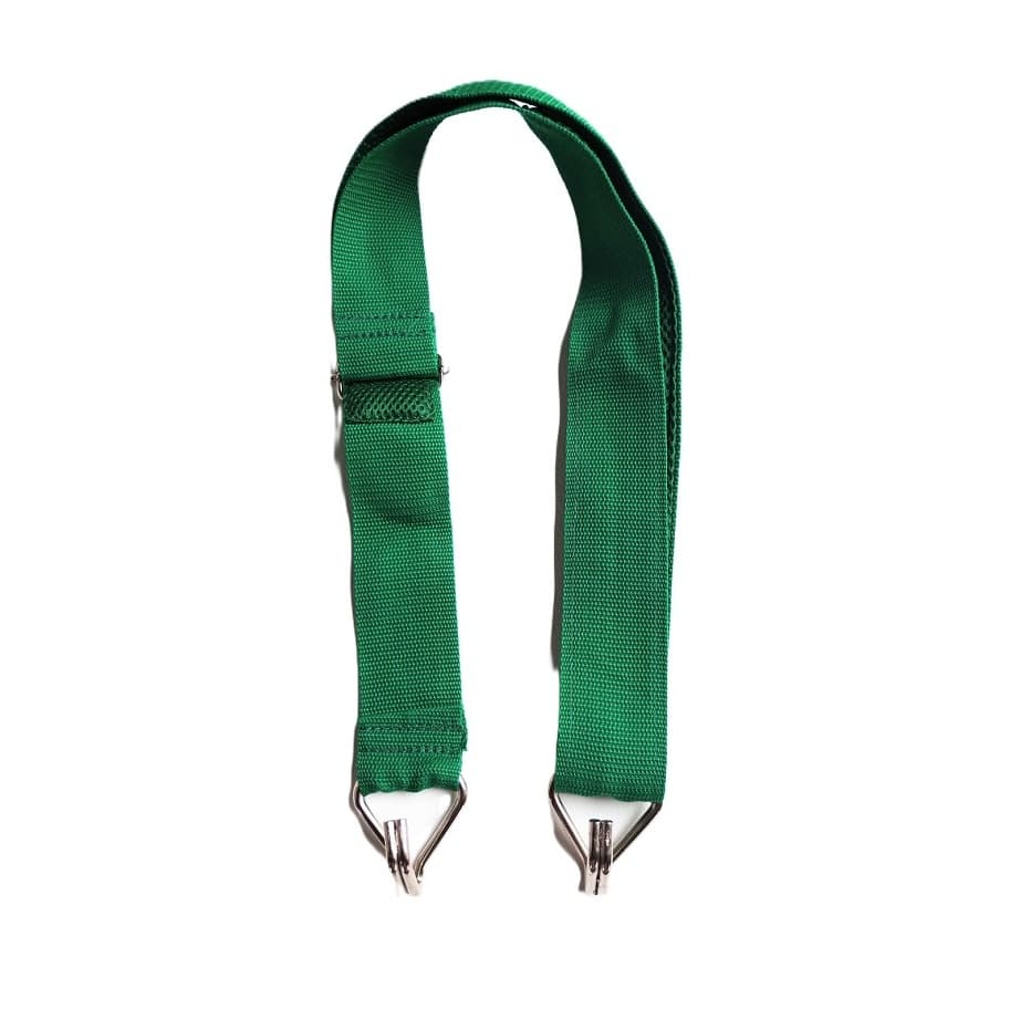 Talabarte 2 Ganchos Profissional Para Percussão Surdo Timbal Ajustável - VERDE
