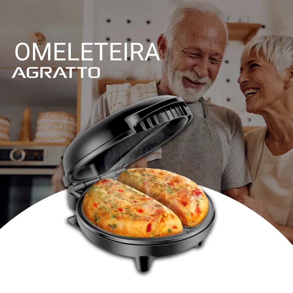 Omeleteira Agratto Mr Cheff Inox Redonda 127v/220v