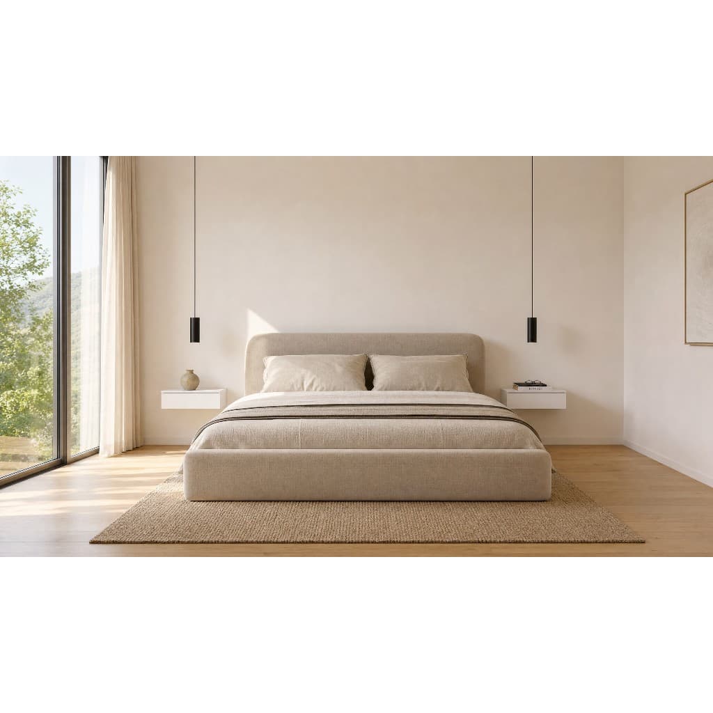 Kit com 2 Criados-Mudos 40 cm Suspensos Modernos – Elegância, Organização e Funcionalidade