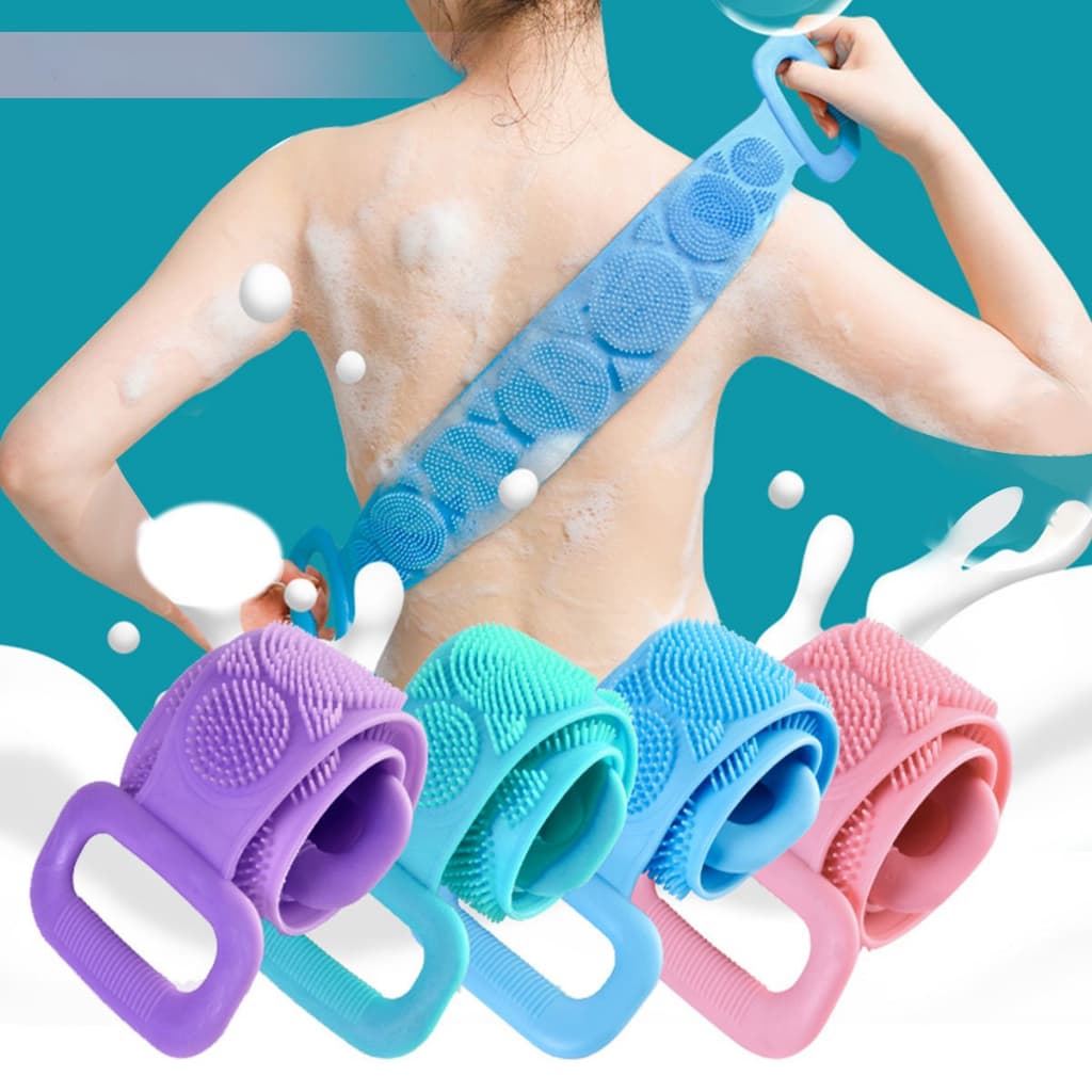 Faixa de Silicone para Banho, para Costas, Esfoliante e Massageadora