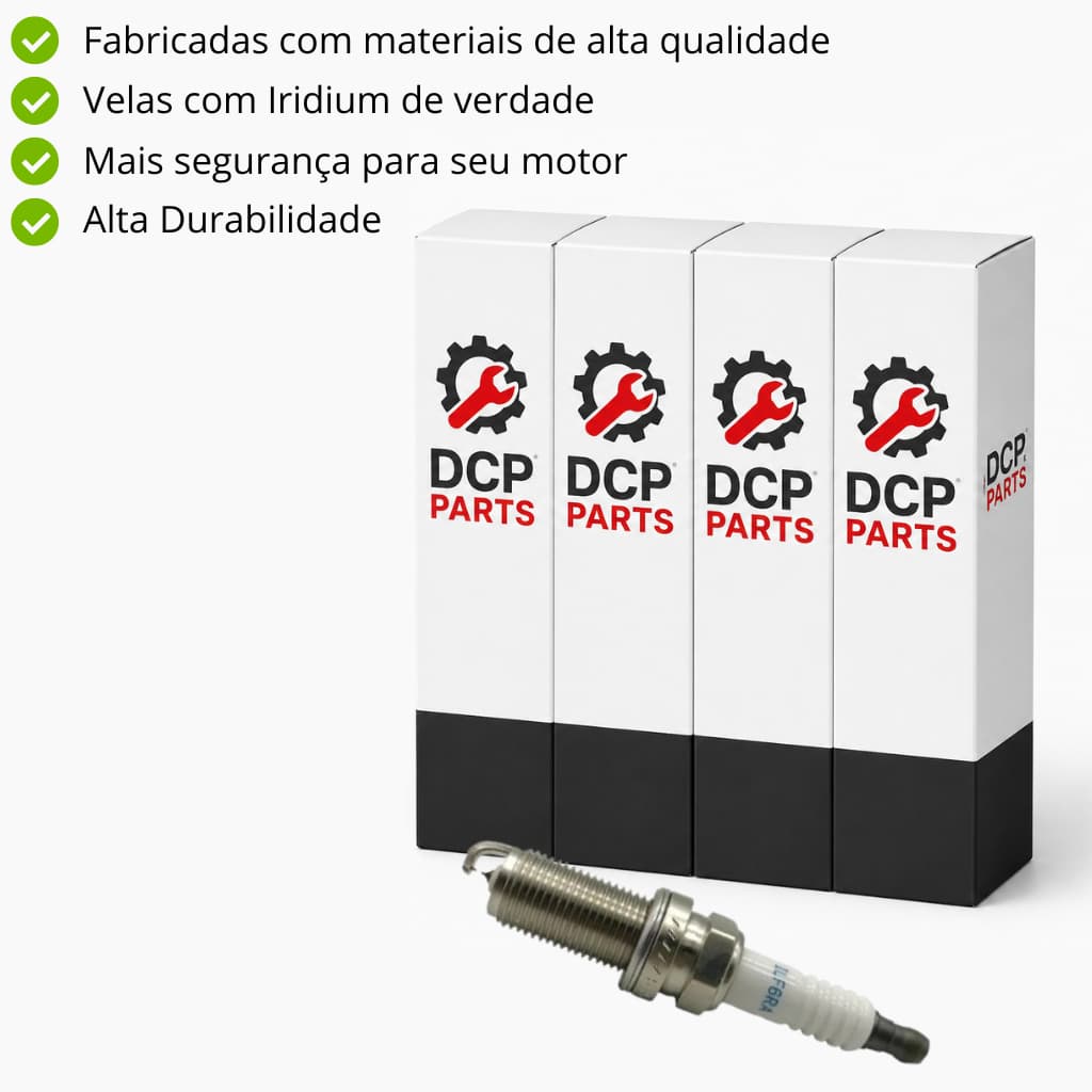 Jogo 4 Velas Iridium Toyota Etios 1.3 1.5 16v DCP 90919-01247