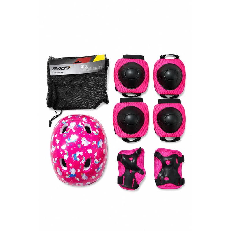 kit proteção infantil unicórnio