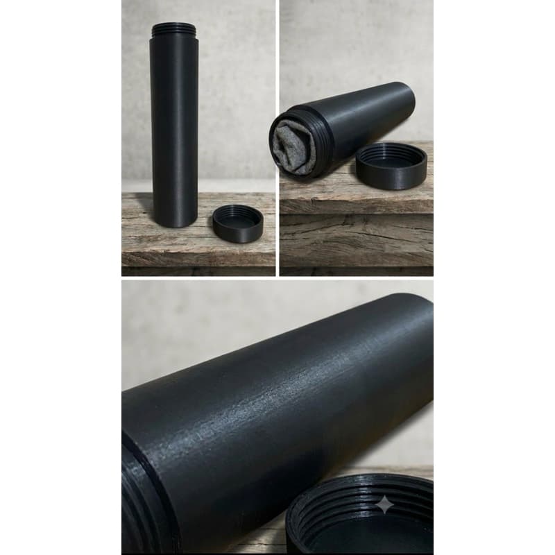 Case Tático Rígido 25cm x 6cm  P/ Transporte de Kit Limpeza Manutenção P/ Militares | Profissionais de Segurança e CACs