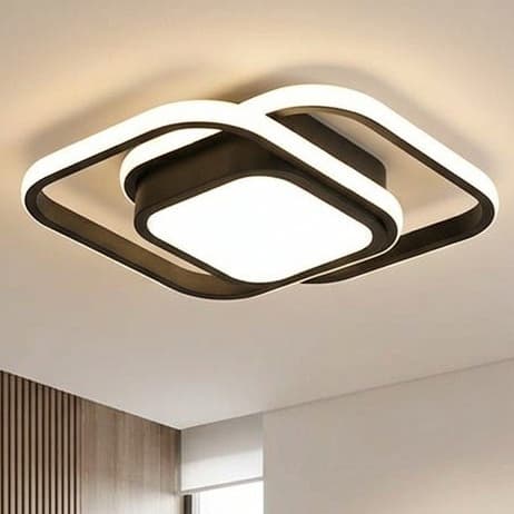 Luminária De Teto Led Moderna Plafon 3 em 1 Lustre para Quarto, Sala, Escritorio, Corredor, Cozinha