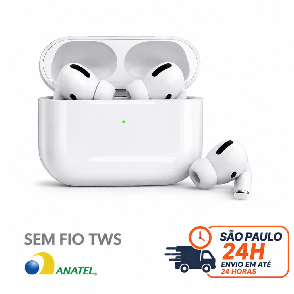Fone de Ouvido Sem Fio Bluetooth 5.4 TWS Esportivo À Prova D'Água Suor com Microfone e Controle Touch