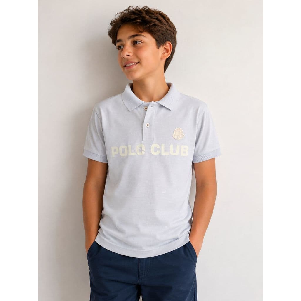 Camisa Polo Infantil Menino Juvenil Algodão Masculino TAM 4 6 8 10 12 14 e 16anos
