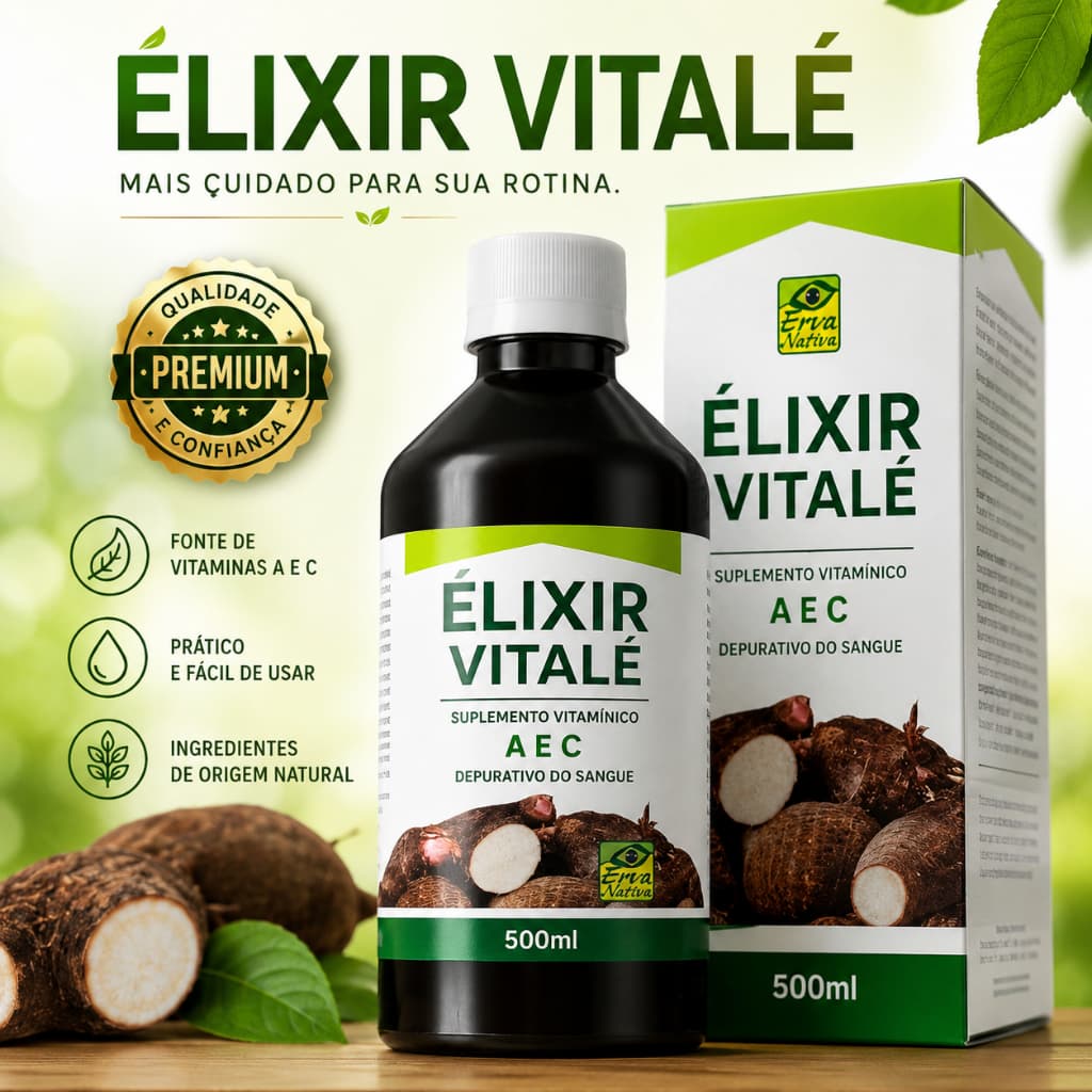 Elixir Inhame xarope Depurativo do Sangue 500ml