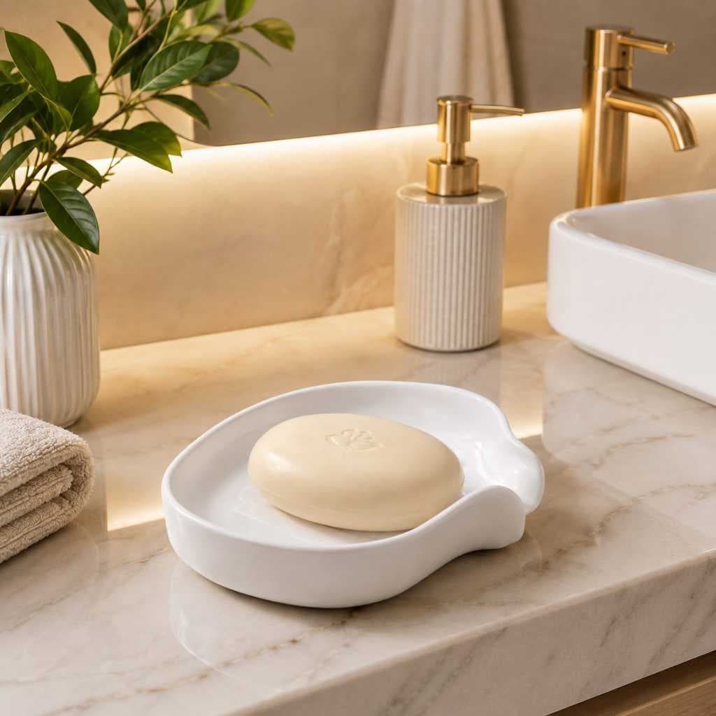 Saboneteira Premium Vintage de Luxo - Elegante e Pratico para seu Banheiro