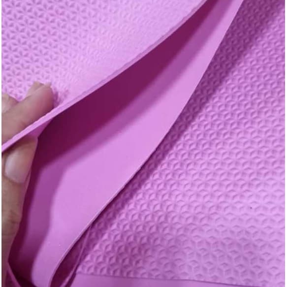 Placa Rosa Borracha Tapete Manta Lona Eva 2mX1m Com Textura Relevo Direto da Fábrica