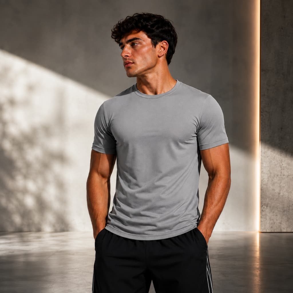 CAMISETA MASCULINA DRY FIT Academia • Fitness • Corrida • Musculação • Caminhada