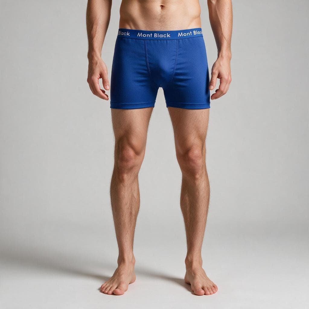 Kit Cueca Boxer Masculina Dry Fit Mont Black Respirável Microfuros Secagem Rápida Antisuor Atacado