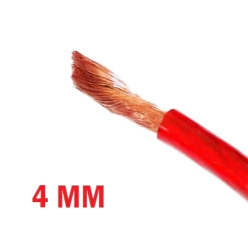 Fio Cabo Positivo 4mm Condustein Cobre Fiação Som Automotivo Instalações
