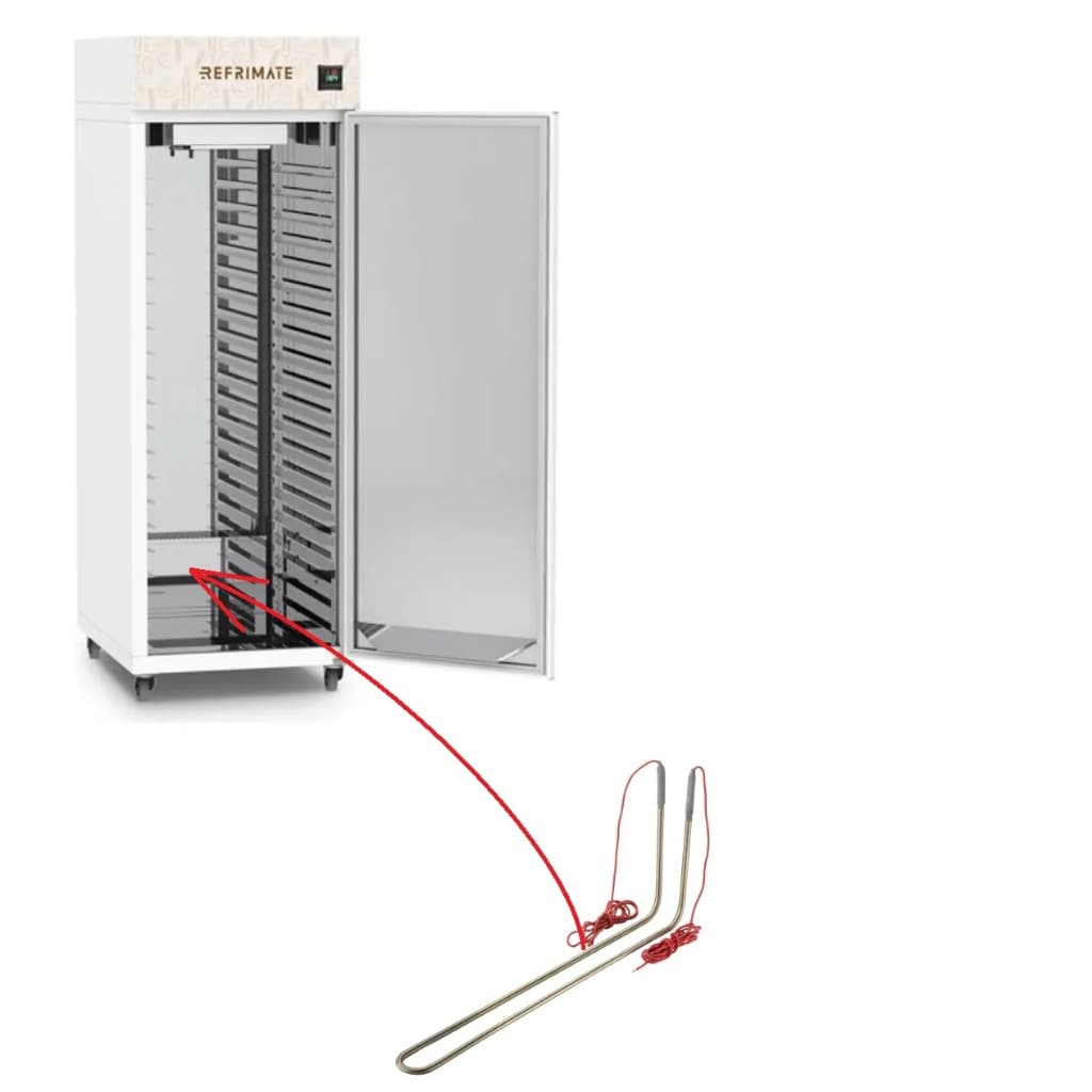 Resistência elétrica aquecimento vapor água cuba p/ câmara climática fermentação pão padeiro noturno Refrimate 220V