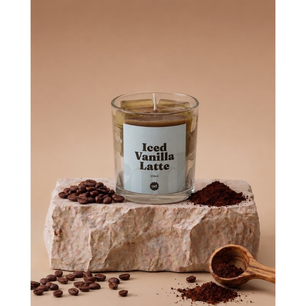 Vela Aromática Iced Vanilla Coffee Café com Baunilha Decorativa Perfumada