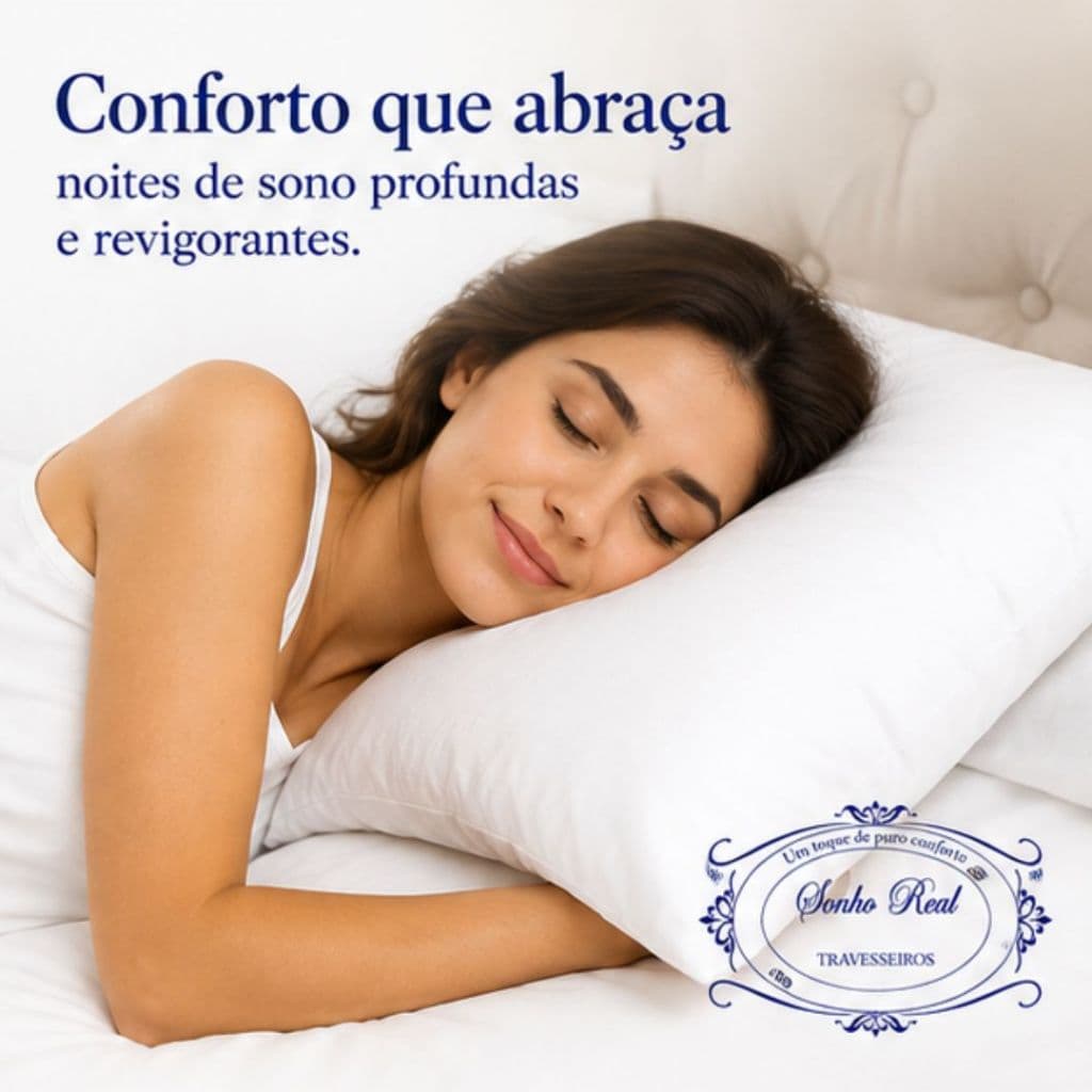 Travesseiro Viscoelástico NASA 45x65cm Flocos de Espuma Premium Macio Ergonômico Confortável para Dormir