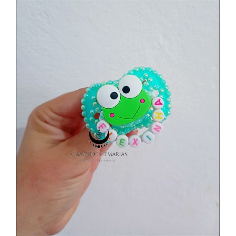 chupeta erê personalizada sapo chupeta erê chupeta Ibeji chupeta cosme
