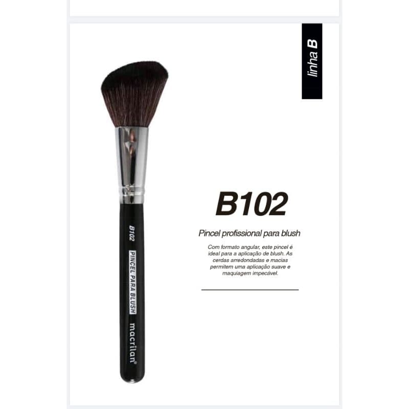 Pincel Profissional Para Blush  Linha Black Macrilan B102/A07