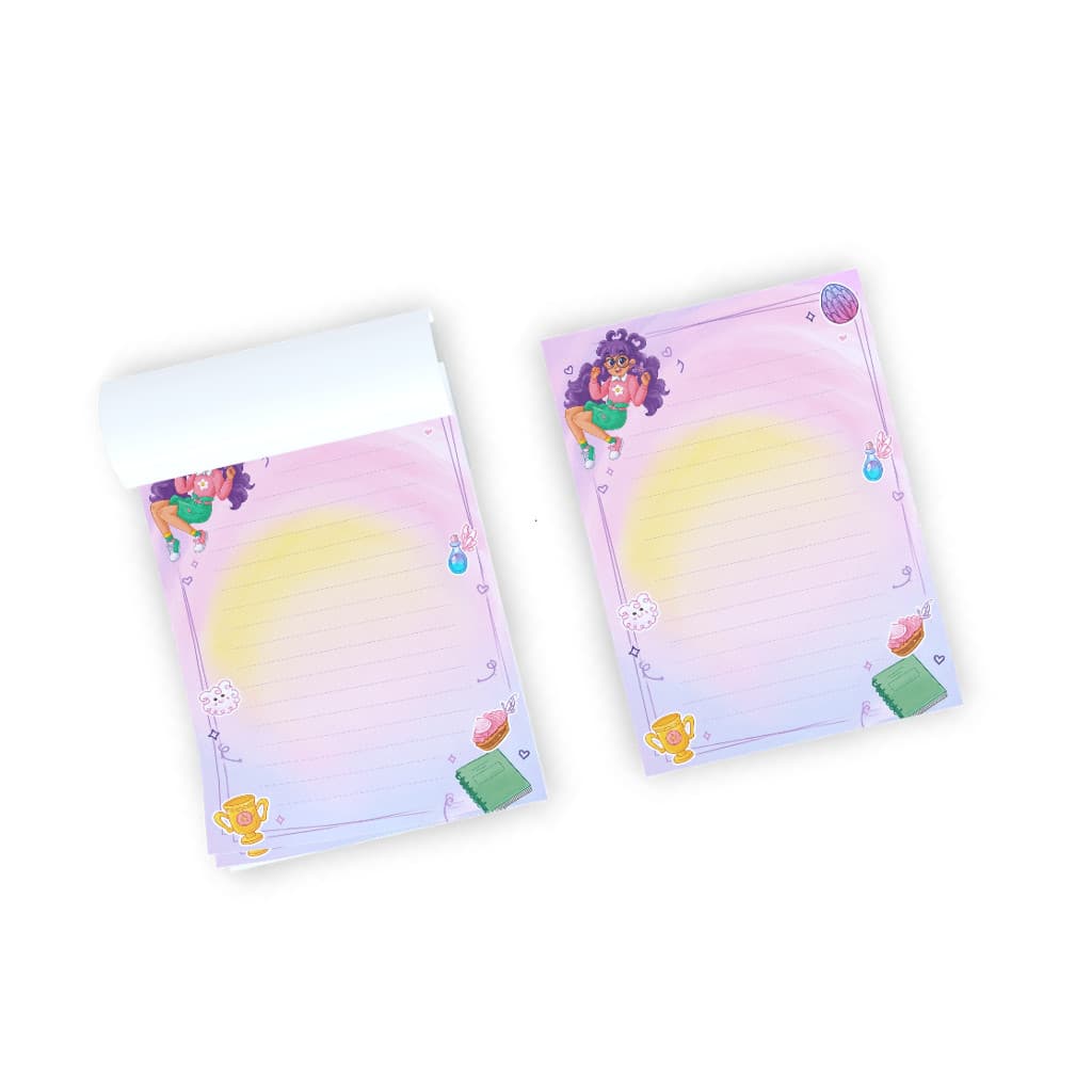 Kit 10 Bloquinhos Princesa Desastrada 7x10cm 40 Folhas Destacáveis Lembrancinha Aniversário Infantil Envio Rápido