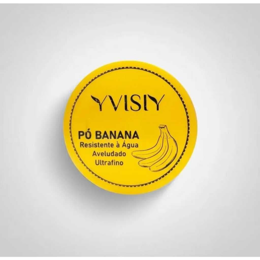 PÓ BANANA Yvisy ultrafino com acabamento leve