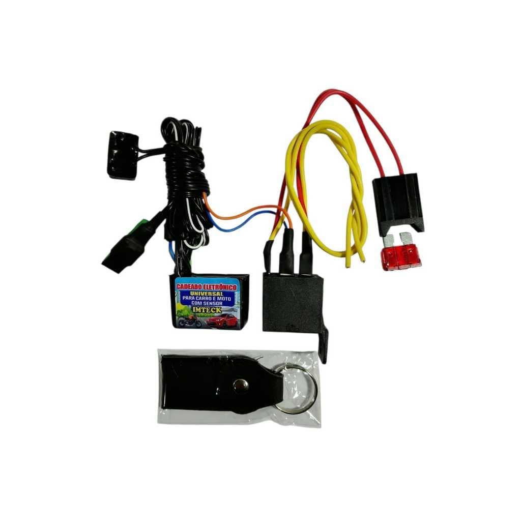 Cadeado Eletrônico Universal Anti-furto Moto e Carro com sensor