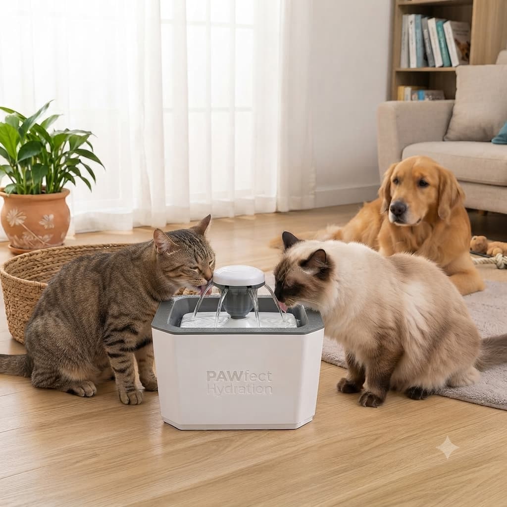 Fonte Bebedouro 3 Modos 2,5l Pets Cães E Gatos Água Fresca Triplo Filtro Fonte Corrente E Silenciosa