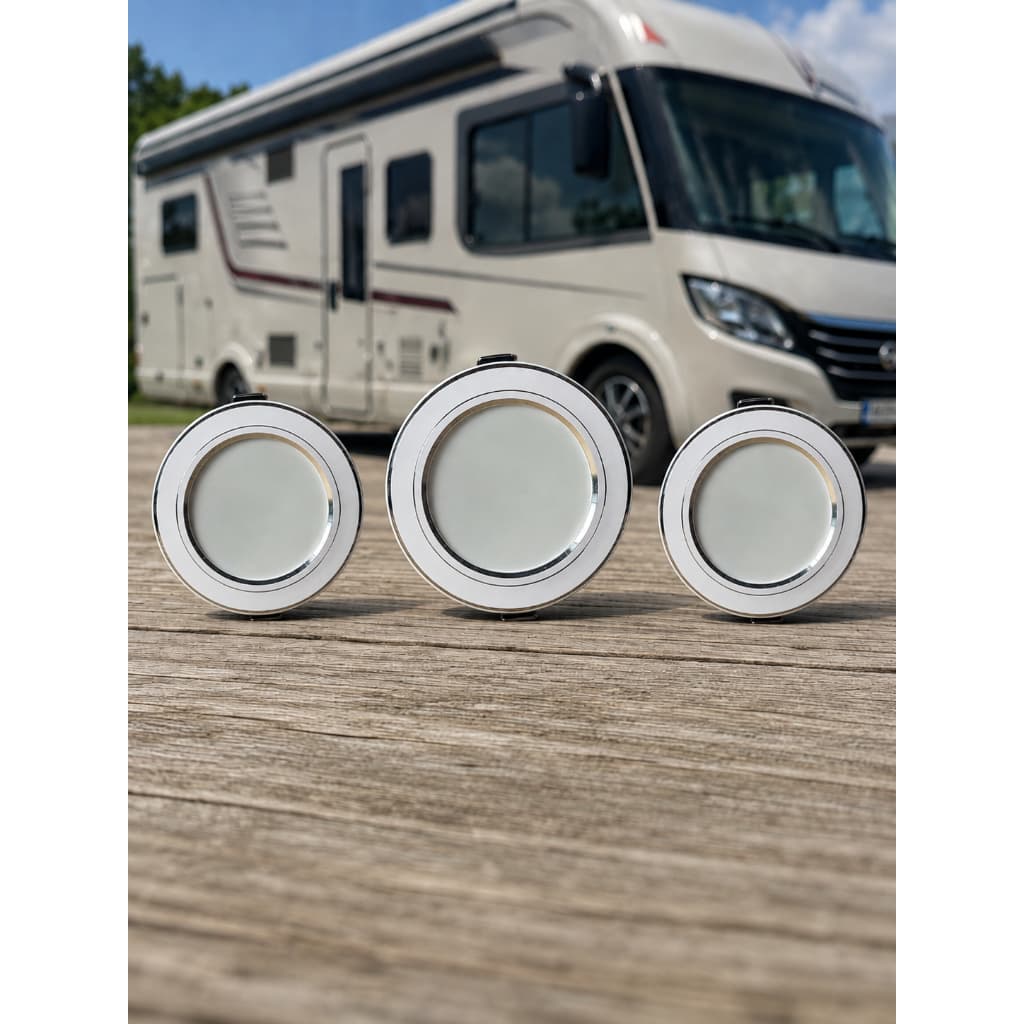 Spot Embutir Led 5w 12v Motorhome Trailer Embarcação Luz FRIA