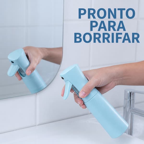 Borrifador de Névoa Contínua com Spray Ultrafino, Gatilho Ergonômico e Frasco Reutilizável para Cabelo, Plantas e Casa