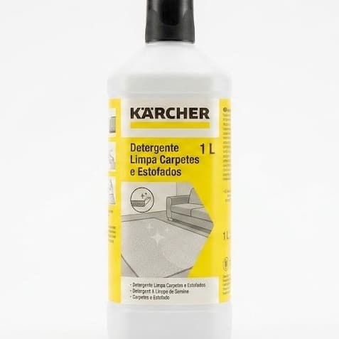 Detergente Limpa Carpetes e Estofados Karcher RM764 Extratoras Puzzi 1L Rende 100L pH Neutro