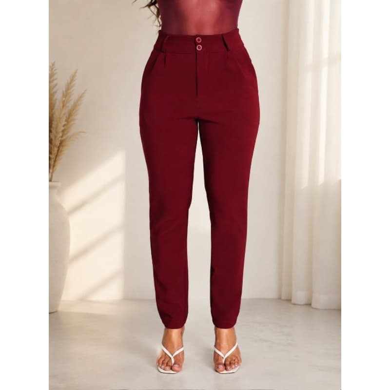 CALÇA FEMININA ALFAIATARIA CINTURA ALTA COM MODELAGEM PERFEITA VÁRIOS TAMANHOS