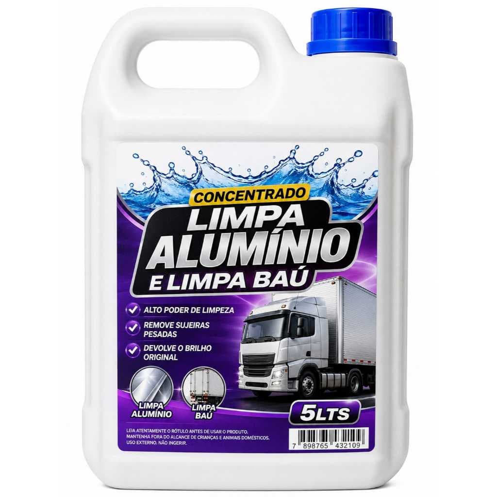 Limpa Baú Concentrado 5 Litros – Desengraxante Automotivo para Caminhões