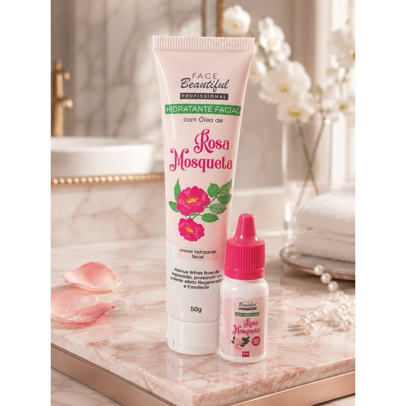 🌹 KIT FACE BEAUTIFUL PROFISSIONAL – ROSA MOSQUETA 🌹