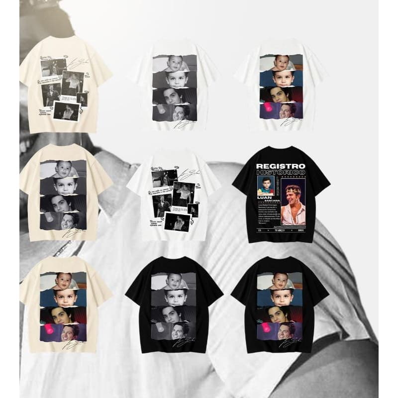 camisetas personalizadas Luan Santana show Histórico