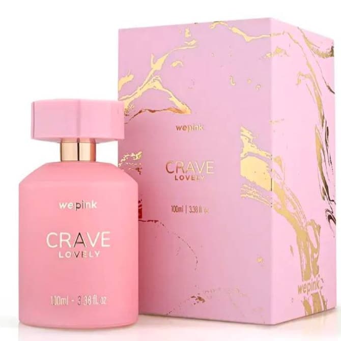 Perfume Crave Lovely 100ml Original + Porta perfumes de 5ml
