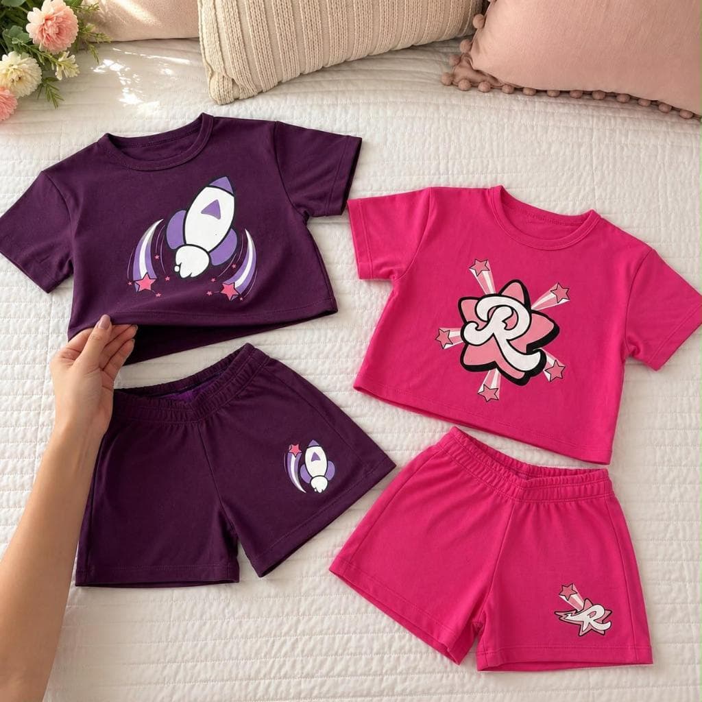 Conjunto Infantil Feminino Emily Vick Katlen Foguete
