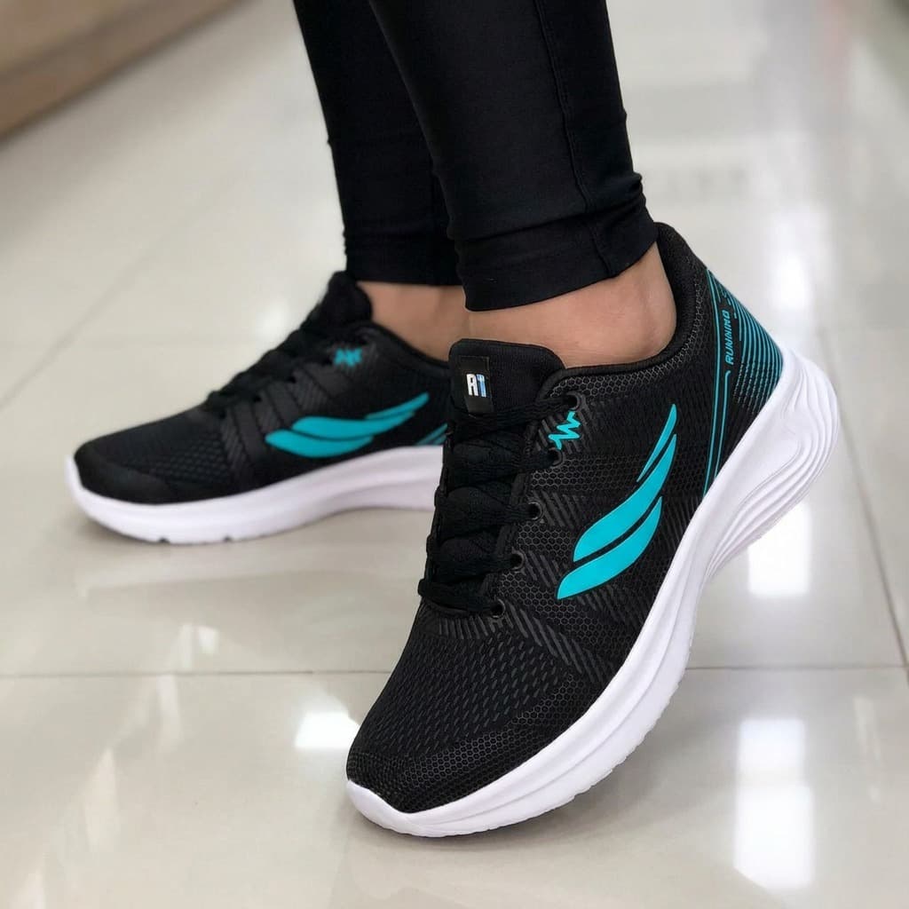 Tênis Feminino Academia Fitness Caminhada Corrida Solado Macio Unissex