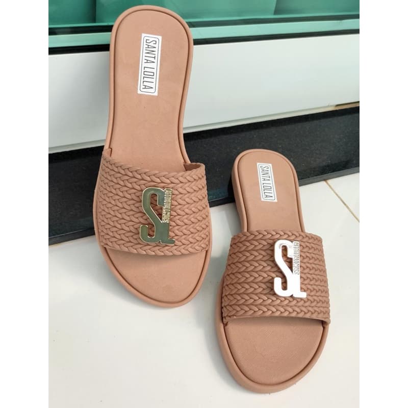 Sandália Chinelo Feminino Santa Lolla Blogueira