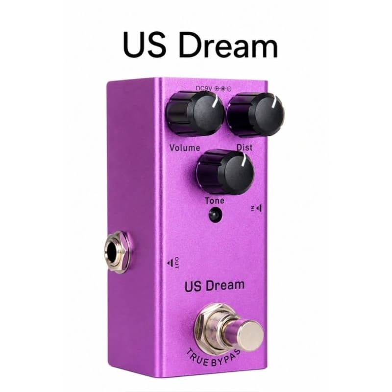 Pedal de Efeito Guitarra Elétrica Ultimate Drive US Dream Analog Chorus DC 9V True Bypass