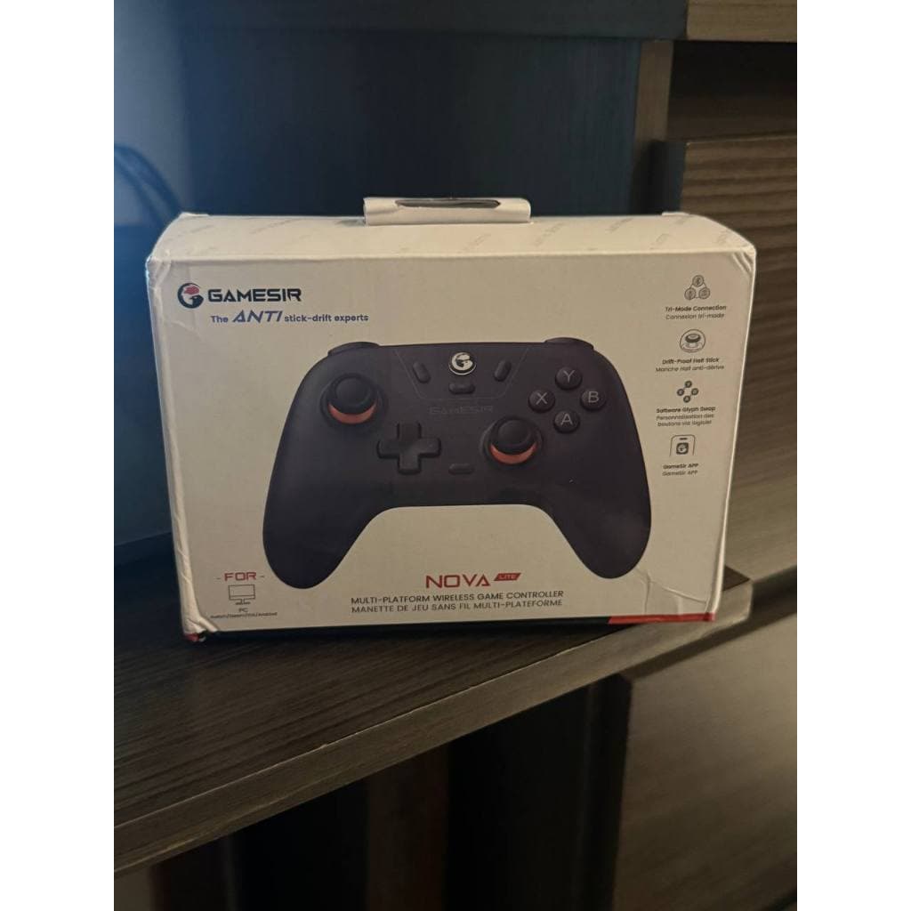 Controle Gamesir T4 Nova Lite para PC Switch Android e iOS Sem Fio Bluetooth de Alta Precisão Hall Effect Anti-drift