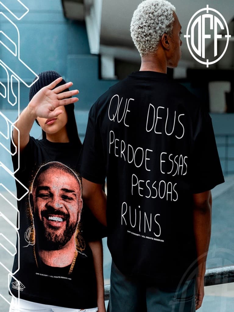 Camiseta Basica e OVERSIZED Adriano Imperador Dedeco Pessoas Ruins Graphic Tee Unissex - Offconcept