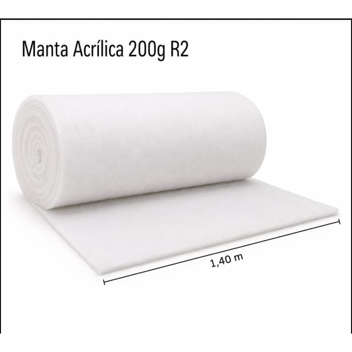Manta Acrílica R2 - Obre e Pegorario 1,0 metro x1,40m - 100% Poliester